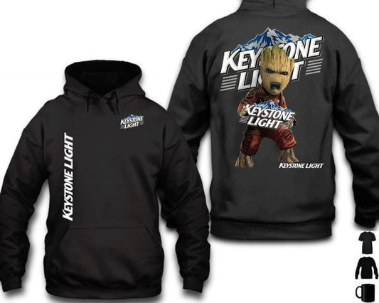 Keystone Light With Groot 2k528 Lover Gift,keystone Light With Groot All Over Print 3d Hoodie 77 Moonbestprint