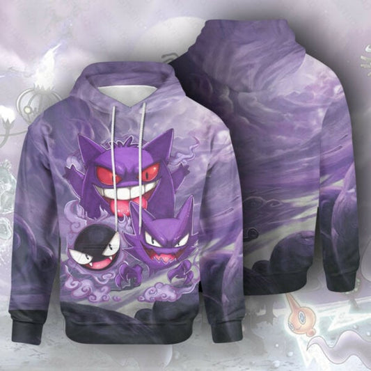Pokemon Hoodie, Pokemon Gift For Fan, Pokemon Gift Ver8, Aop Hoodie 2548 Moonbestprint