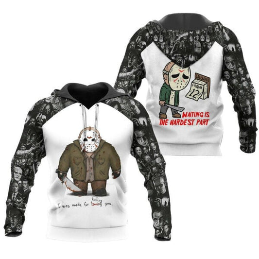 Jason Voorhees Friday The 13th Aop Hoodie And Zip Hoodie 2, Gift For Fan 3d All Over Print Shirt Hoodie 1288 Moonbestprint