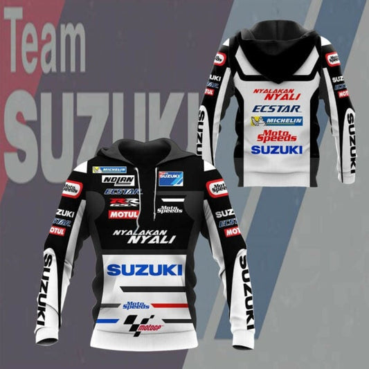 Suzuki Racing Shirt Fan Gift 609, Stylist Unisex 3d Hoodie Zip Hoodie 2507 Moonbestprint