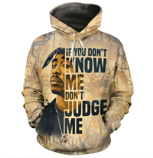 Tupac Shakur All-over Hoodie 3d 3d Hoodie Zip Hoodie Moonbestprint