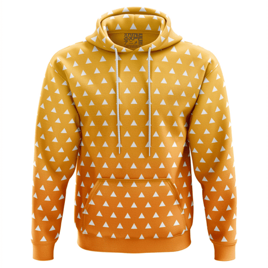 Zenitsu Agatsuma Demon Slayer Fan Gift, Zenitsu Agatsuma Demon Slayer Aop Hoodie 2897 Moonbestprint