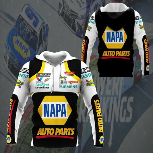 Napa Nascar Racing Shirt Fan Gift 639, Stylist Unisex 3d Hoodie Zip Hoodie 2078 Moonbestprint