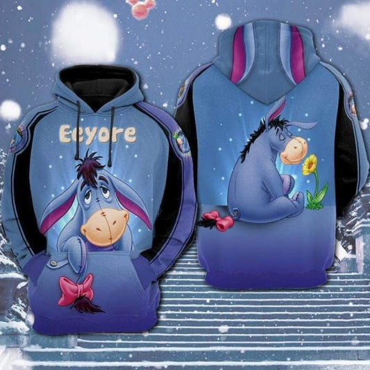 Eeyore Winnie The Pooh Disney Cartoon 2k758 Lover Gift,eeyore Disney All Over Print 3d Hoodie 1304 Moonbestprint