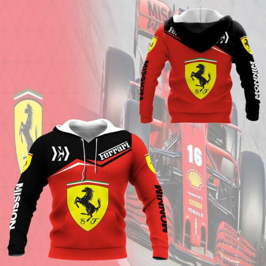 Scuderia Ferrari Luxyry Car 7k955 Fan Gift 3d Zip Hoodie Hoodie Ii0 1850 Moonbestprint