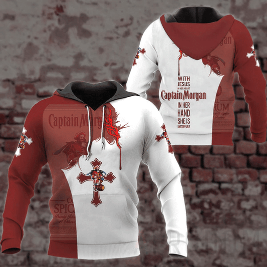 Captain Morgan Fan Gift, Captain Morgan Aop Hoodie 1053 Moonbestprint