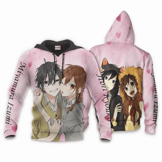 Hori Kyouko And Miyaura Izumi Anime Manga Hori San To Miyamura Kun For Men And Women 3d Hoodie Zip Hoodie Moonbestprint