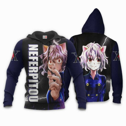 Neferpitou Hunter X Hunter Anime 3k73 Fan Gift Stylist Unisex Cartoon 3d Hoodie Zip Hoodie 2575 Moonbestprint