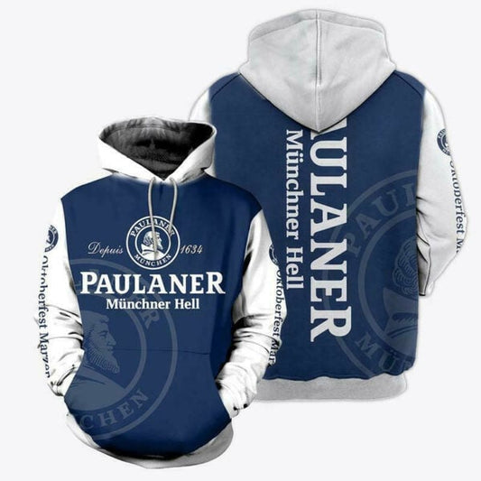 Paulaner Mnchner Hell 3d All Over Print Hoodie 374 1927 Moonbestprint