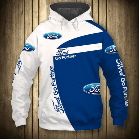 Ford Go Further Sport Car 7k379 Fan Gift Stylist Unisex Cartoon 3d Hoodie Zip Hoodie 643 Moonbestprint
