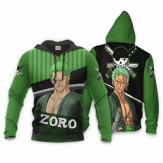 Roronoa Zoro Anime Manga One Piece For Men And Women 3d Hoodie Zip Hoodie Moonbestprint