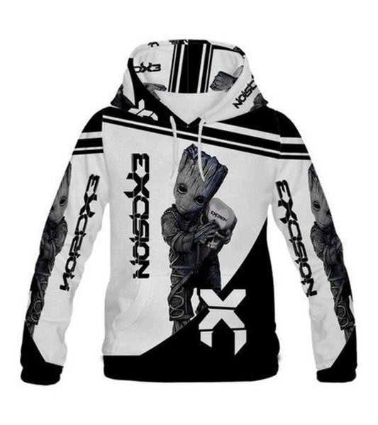 Baby Groot Star Wars The Excision Logo 3d Hoodie Moonbestprint