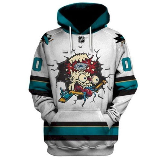 The Simpsons Lovers Creepy Bart Simpson 3d Hoodie Moonbestprint