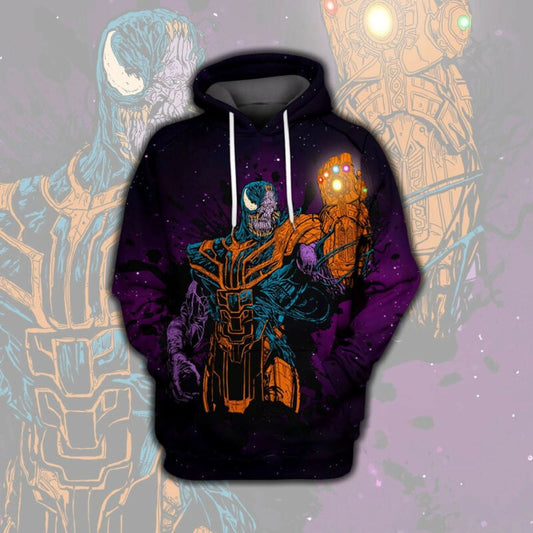 Marvel Venom Infinity Shirt Thanos 3d Hoodie Zip Hoodie Moonbestprint