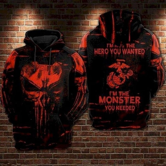 Skull Style Special All Over Printing 3d Hoodie Moonbestprint