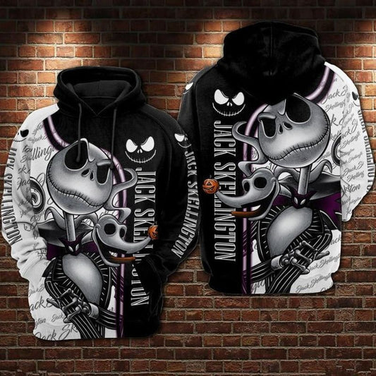 Jack Skellington The Night Before Christmas 3d Hoodie Moonbestprint