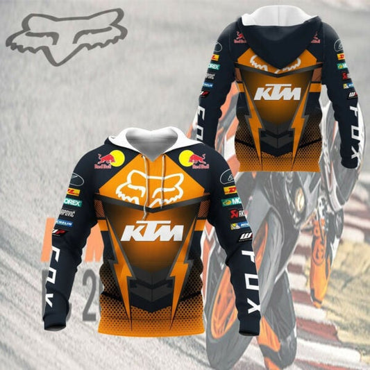 Ktm Racing Shirt Fan Gift 611, Stylist Unisex 3d Hoodie Zip Hoodie 1499 Moonbestprint