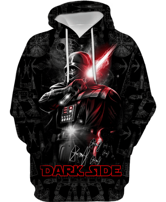 Dark Side Darth Vader 3d Hoodie Moonbestprint