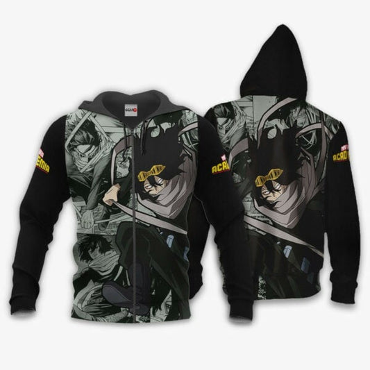 Shouta Aizawa Anime My Hero Academia Manga 1k990 Fan Gift Stylist Unisex Cartoon Graphic Outfits Aop 3d Hoodie Zip Hoodie 2130 Moonbestprint