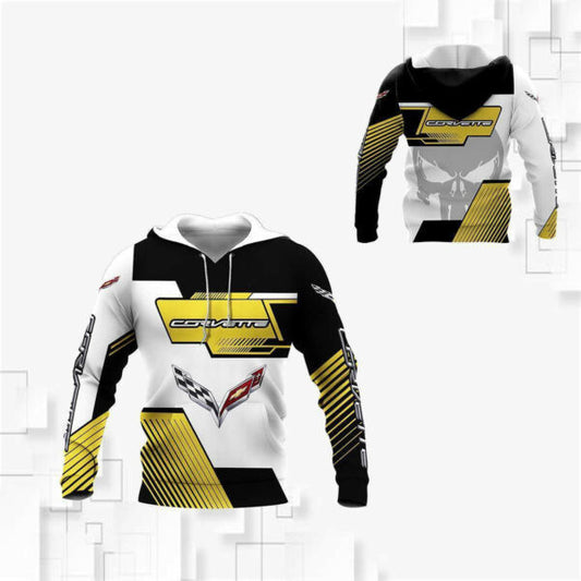 Chevrolet Corvette Shirt Fan Gift 772, Stylist Unisex 3d Hoodie Zip Hoodie 1163 Moonbestprint