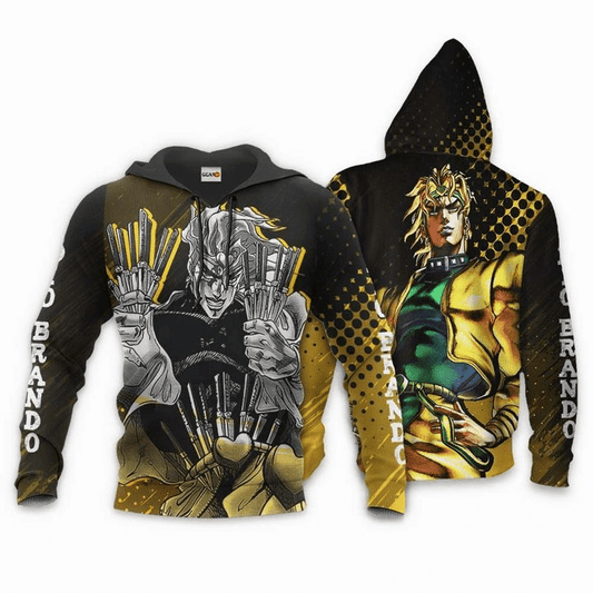 Dio Brando Jojo's Bizarre Adventure Anime Manga For Men And Women 3d Hoodie Zip Hoodie Moonbestprint