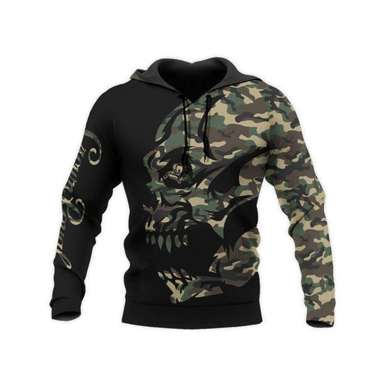 Camo Skull Crown Royal Hoodie, Gift For Fan 3d All Over Print Shirt Hoodie 1216 Moonbestprint