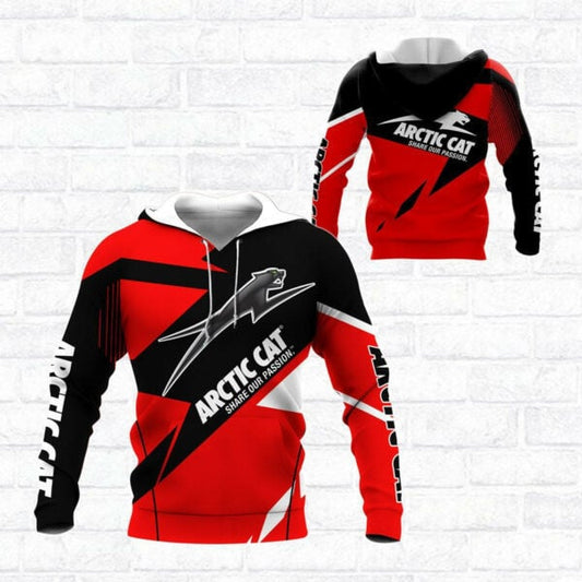 Arctic Cat Shirt Fan Gift 338, Stylist Unisex 3d Hoodie Zip Hoodie 1070 Moonbestprint