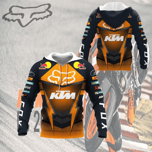 Ktm Racing X Fox Racing 2 Fan Gift 3d Hoodie 1575 Moonbestprint