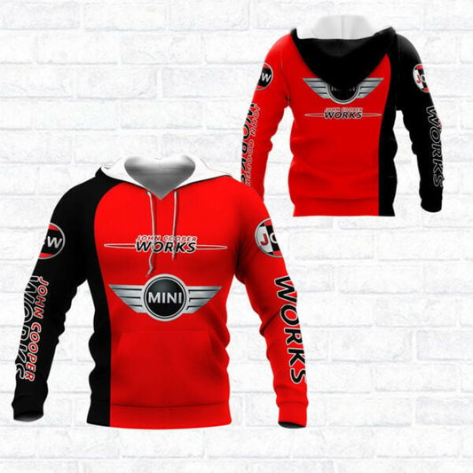 Mini John Cooper Works Shirt Fan Gift 683, Stylist Unisex 3d Hoodie Zip Hoodie 2165 Moonbestprint