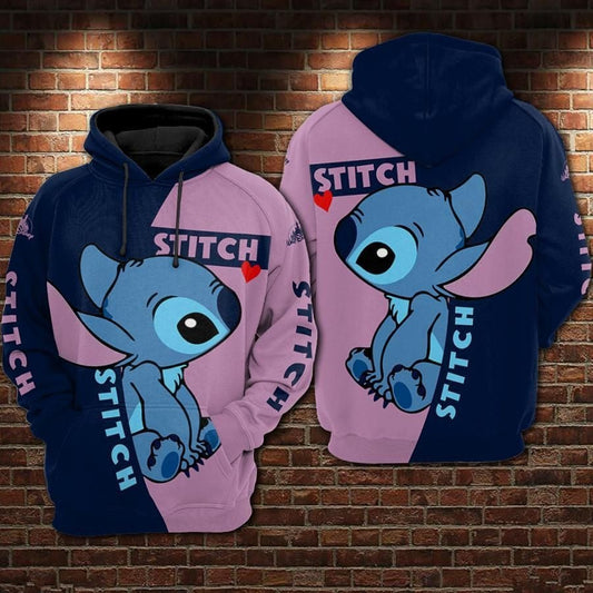 Lilo And Stitch Over Print 3d Hoodie Zip Hoodie 1138 Moonbestprint