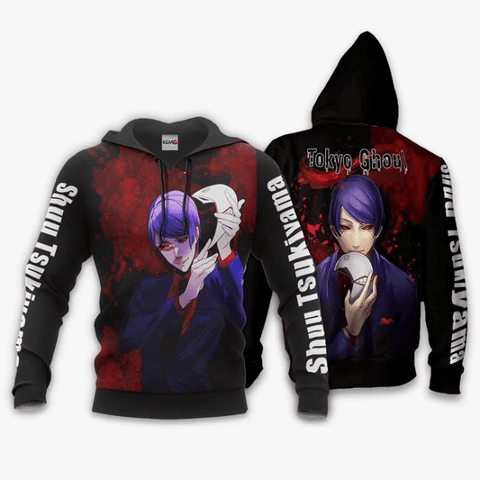 Tokyo Ghoul Shuu Tsukiyama Anime Manga For Men And Women 3d Hoodie Zip Hoodie Moonbestprint