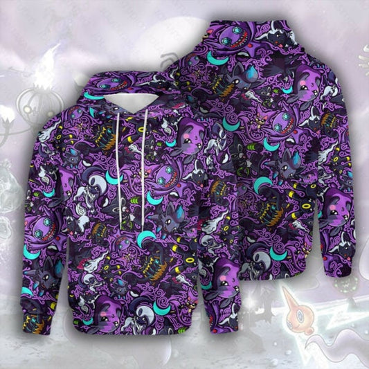 Pokemon Hoodie, Pokemon Gift For Fan, Pokemon Gift Ver5, Aop Hoodie 2733 Moonbestprint