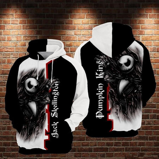 Jack Skellington Over Print 3d Hoodie Zip Hoodie 245 Moonbestprint
