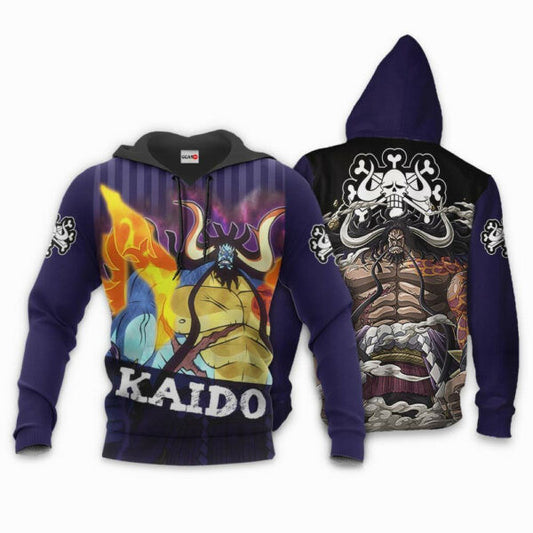 Yonko Kaido One Piece Anime 3k228 Fan Gift Stylist Unisex Cartoon 3d Hoodie Zip Hoodie 1928 Moonbestprint