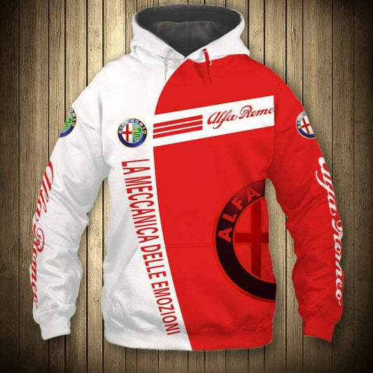 Alfa Romeo Car 6k982 Fan Gift Stylist Unisex Cartoon 3d Hoodie Zip Hoodie 1648 Moonbestprint