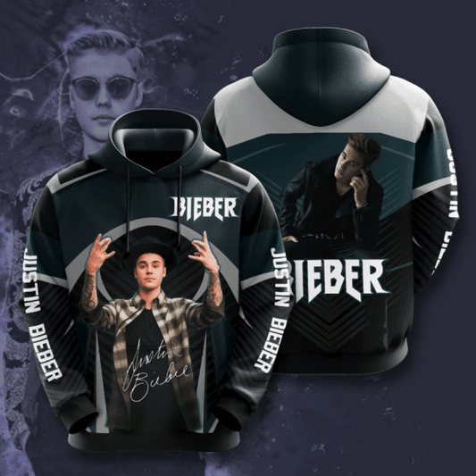 Justin Bieber 13 Anniversary 1985 2021 Signature Design Gift For Fan Custom 3d Hoodie All Over Printed Hoodie Moonbestprint