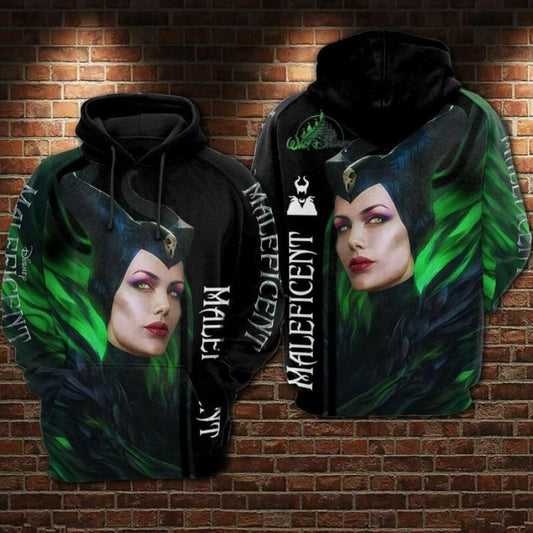 Maleficent Movies Disney 2 Over Print 3d Hoodie Zip Hoodie Moonbestprint