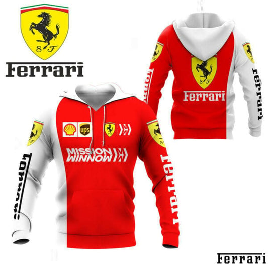 Scuderia Ferrari Luxyry Racing Car 7k975 Fan Gift 3d Zip Hoodie Hoodie Ii0 2675 Moonbestprint