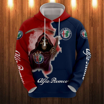 Death Alfa Romeo Car 7k399 Fan Gift Stylist Unisex Cartoon 3d Hoodie Zip Hoodie 729 Moonbestprint