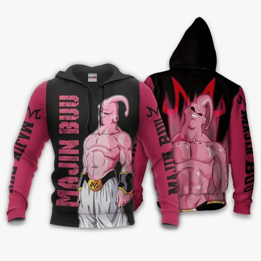 Skinny Majin Buu Dragon Ball Anime Manga For Men And Women 3d Hoodie Zip Hoodie Moonbestprint