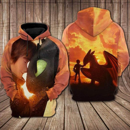 Toothless How To Train Your Dragon Movies 2k624 Lover Gift ,toothless Dragon All Over Print 3d Hoodie 2555 Moonbestprint