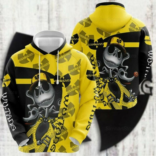 Jack Skellington Wu Tang Clan Hip Hop,wu Tang Clan 2k729 Fan Gift Stylist Unisex Cartoon 3d Hoodie 1558 Moonbestprint