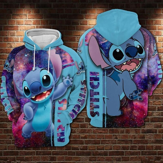 Lilo Stitch Over Print 3d Hoodie Zip Hoodie 1133 Moonbestprint