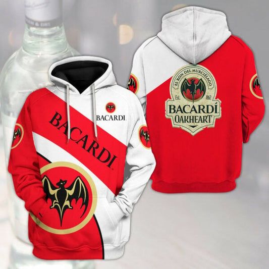 Bacardi Oakheart Rum 3d Hoodie 1358 Moonbestprint