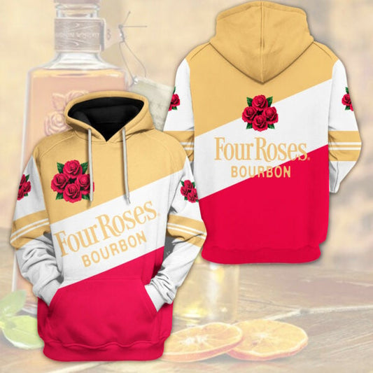 Four Roses Bourbon 3d Hoodie 493 Moonbestprint