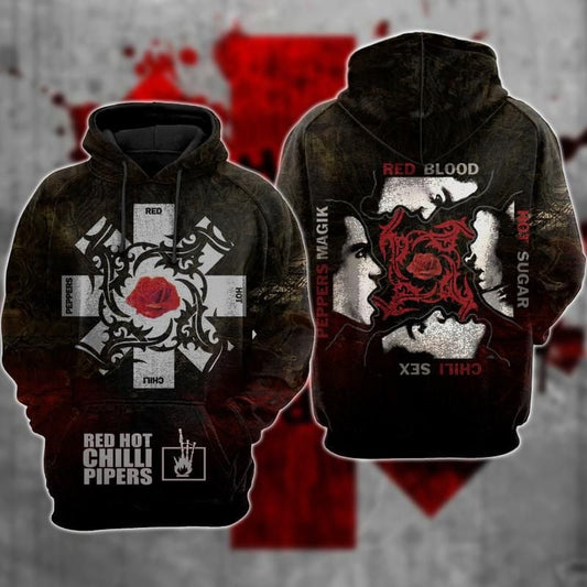 Red Hot Chili Peppers 3d Unisex Hoodie Zipper Hoodie Moonbestprint