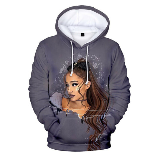 Personality Casual 3d Printing Ariana Grande Hoodies Moonbestprint