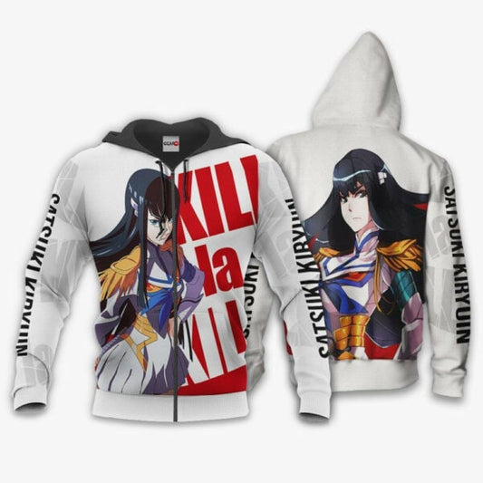 Kill La Kill Satsuki Kiryuin Anime 3k398 Fan Gift Stylist Unisex Cartoon 3d Hoodie Zip Hoodie 807 Moonbestprint