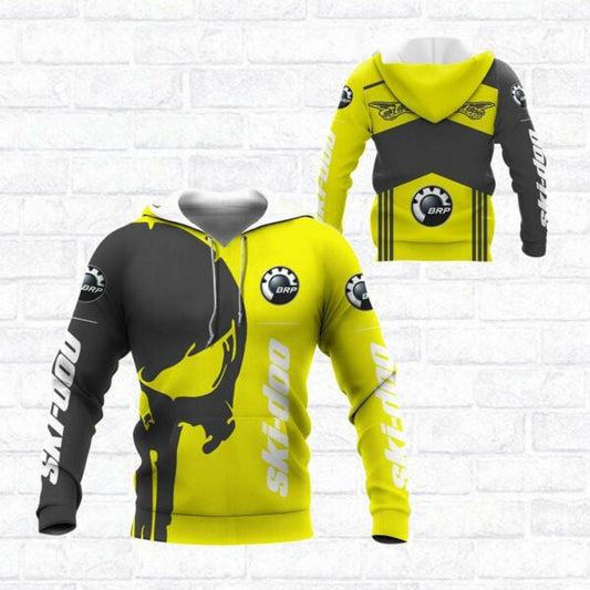 Skull Ski-doo Racing Team 7k806 Fan Gift 3d Zip Hoodie Hoodie Ii0 2866 Moonbestprint