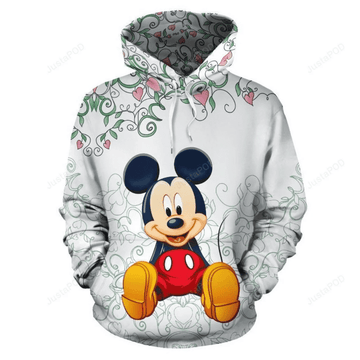 Mickey 3d All Over Print Hoodie, Zip-up Hoodie Moonbestprint